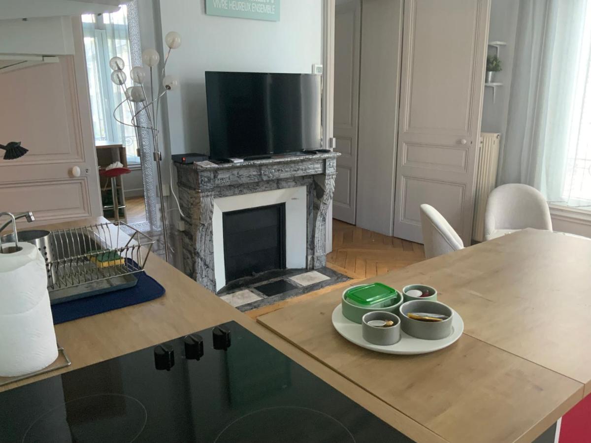 Ferienwohnung 4 People+Free Street Parking+Cosy Centre Ville Rouen Exterior foto